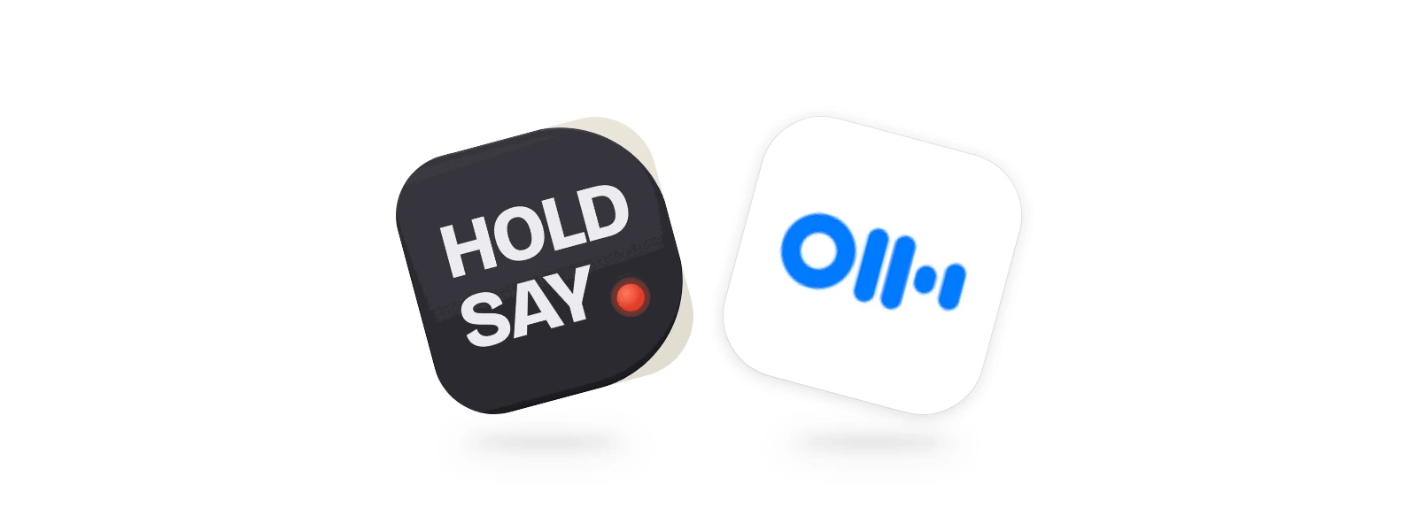 The HoldSay and Otter.ai logos